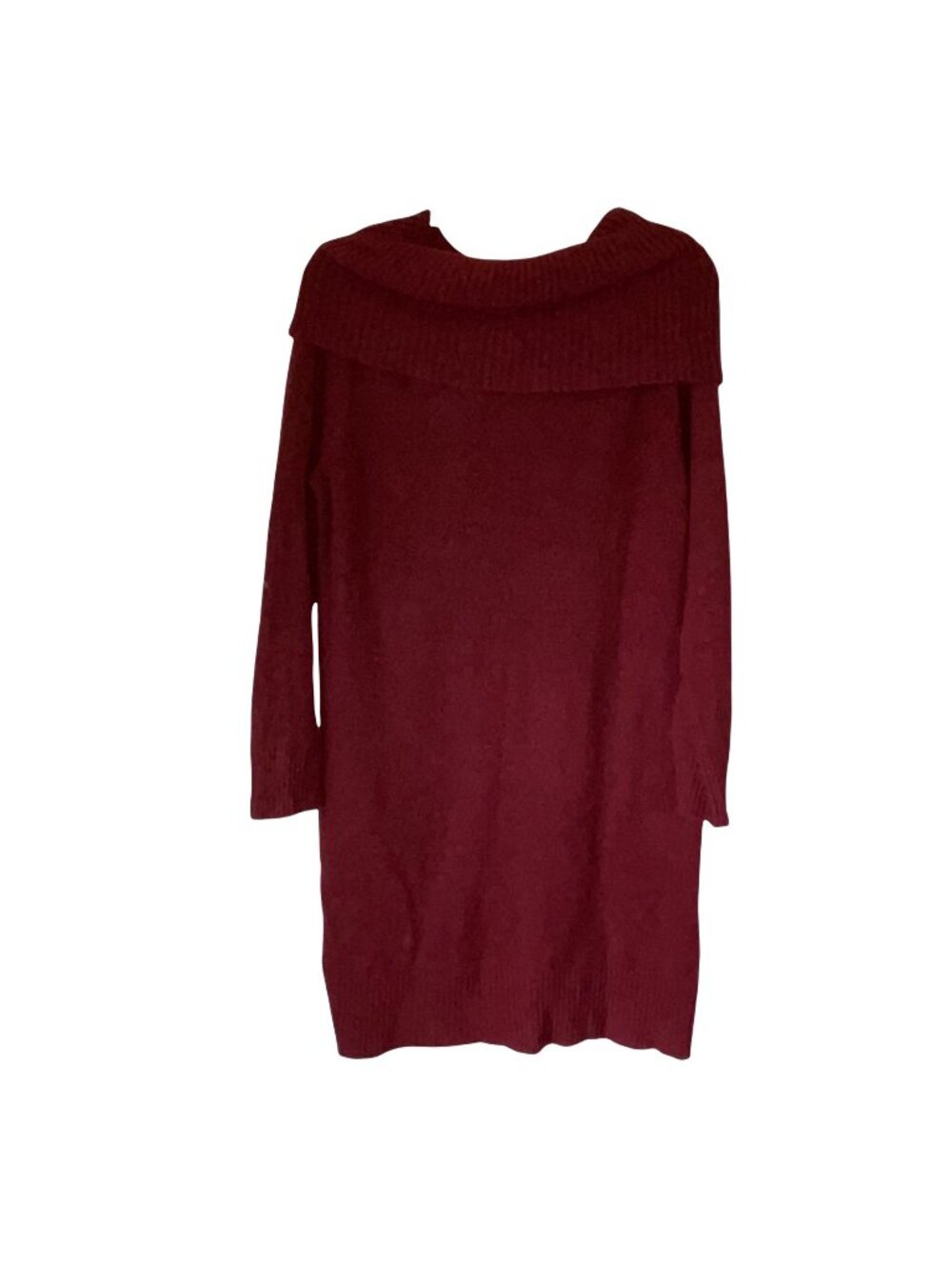 G.H. Bass & Co. Womens Red Turtleneck Sweater Dress XL